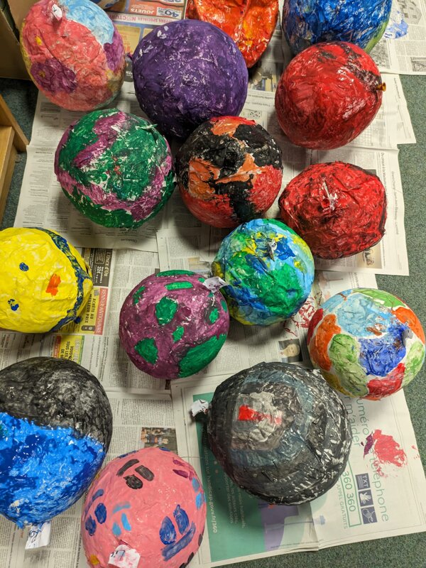 Image of Year 5 - Papier Mache Planets